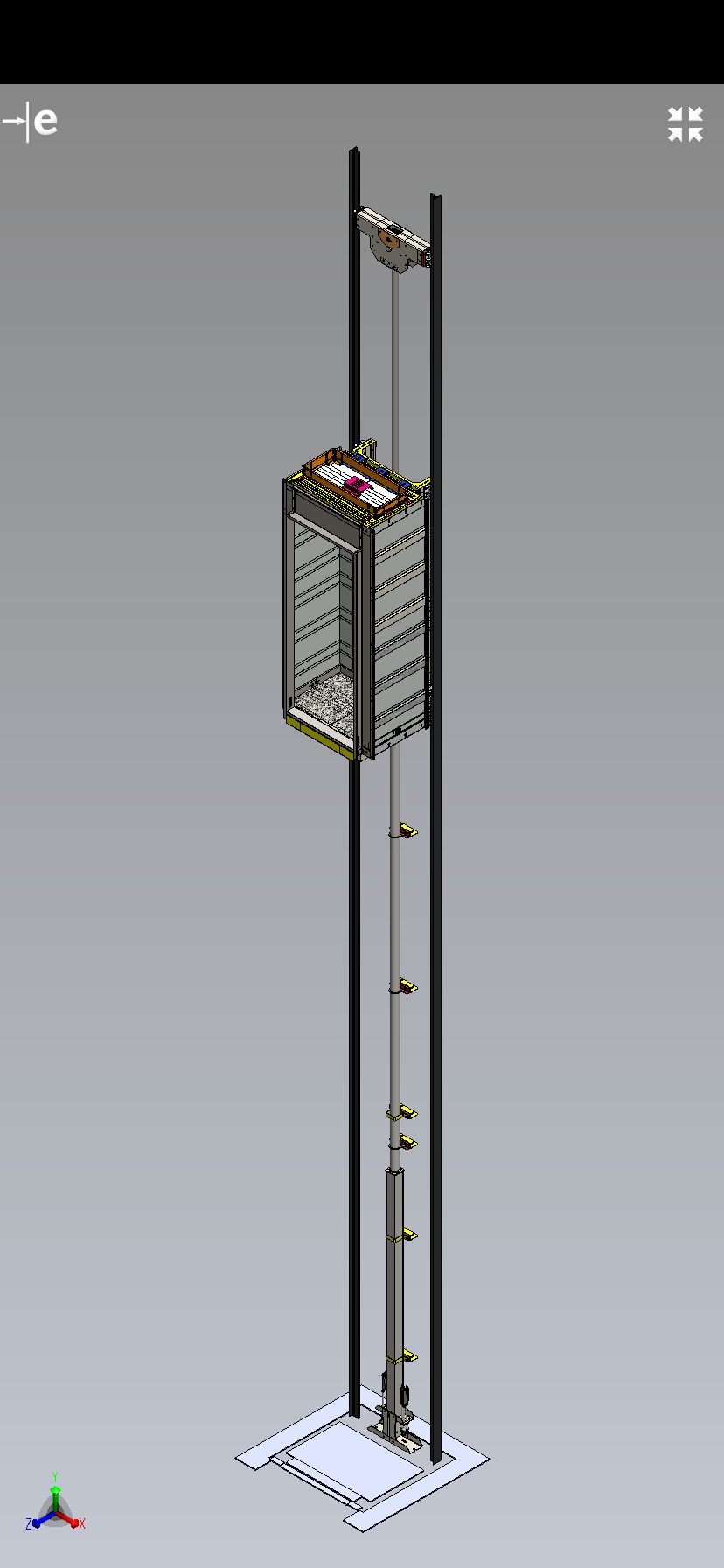 hidrolik homelift tasarım